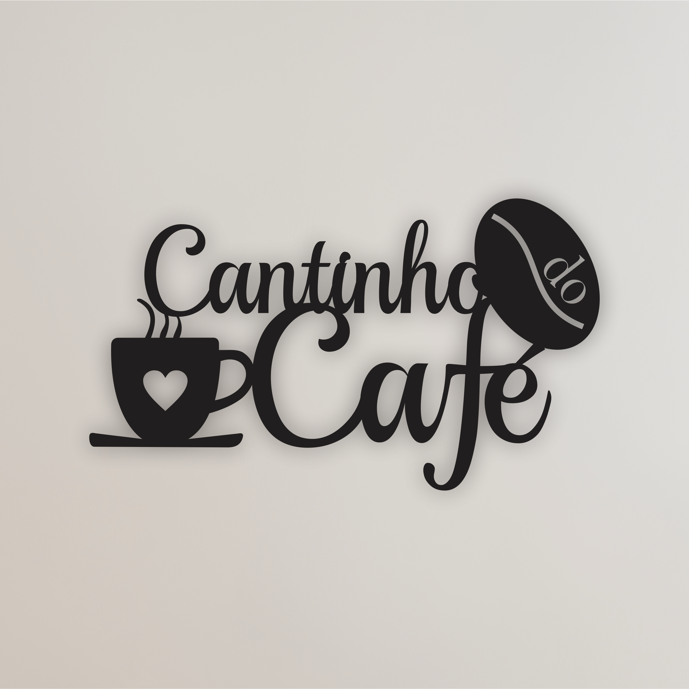 Letreiro Decorativo Para Cantinho Do Café Grão De Café
