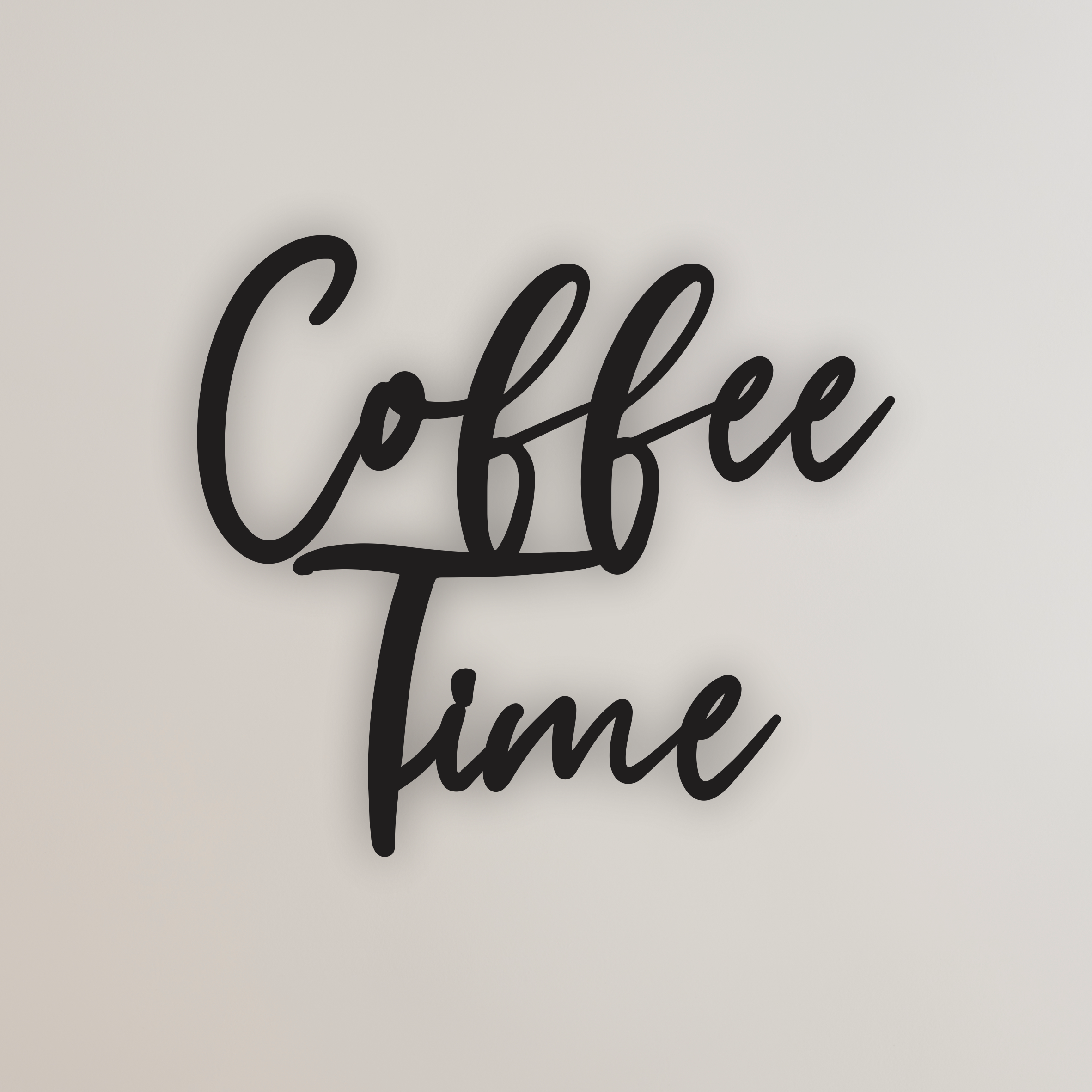 Letreiro Decorativo Para Cantinho Do Café Coffee Time