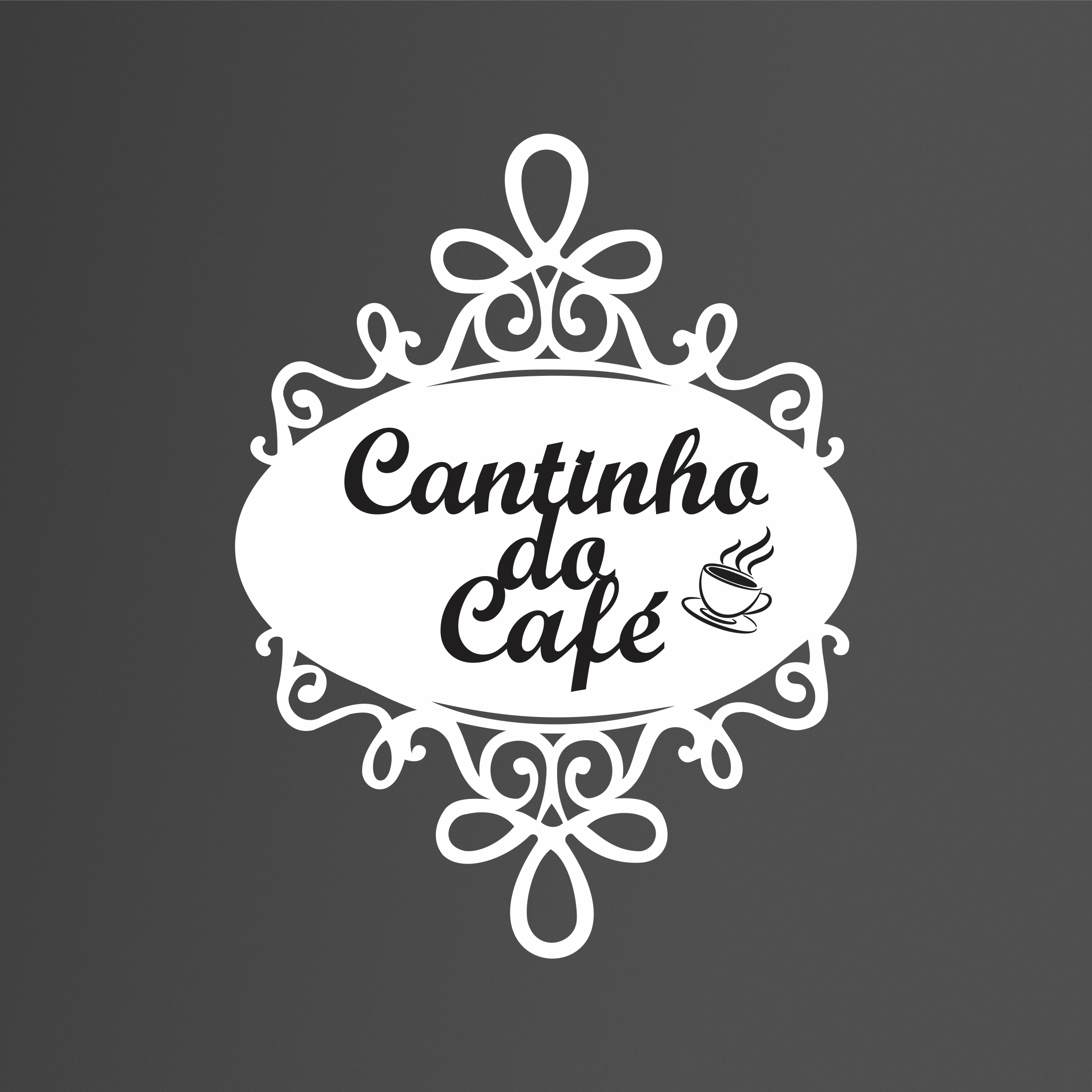 Placa Para Cantinho Do Café Com Arabescos E Letreiro Decorativo