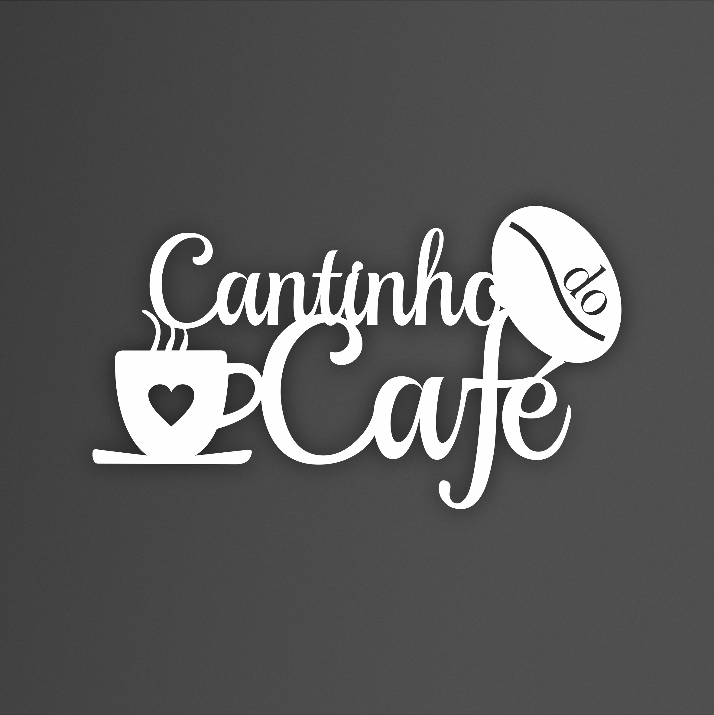 Letreiro Decorativo Para Cantinho Do Café Grão De Café