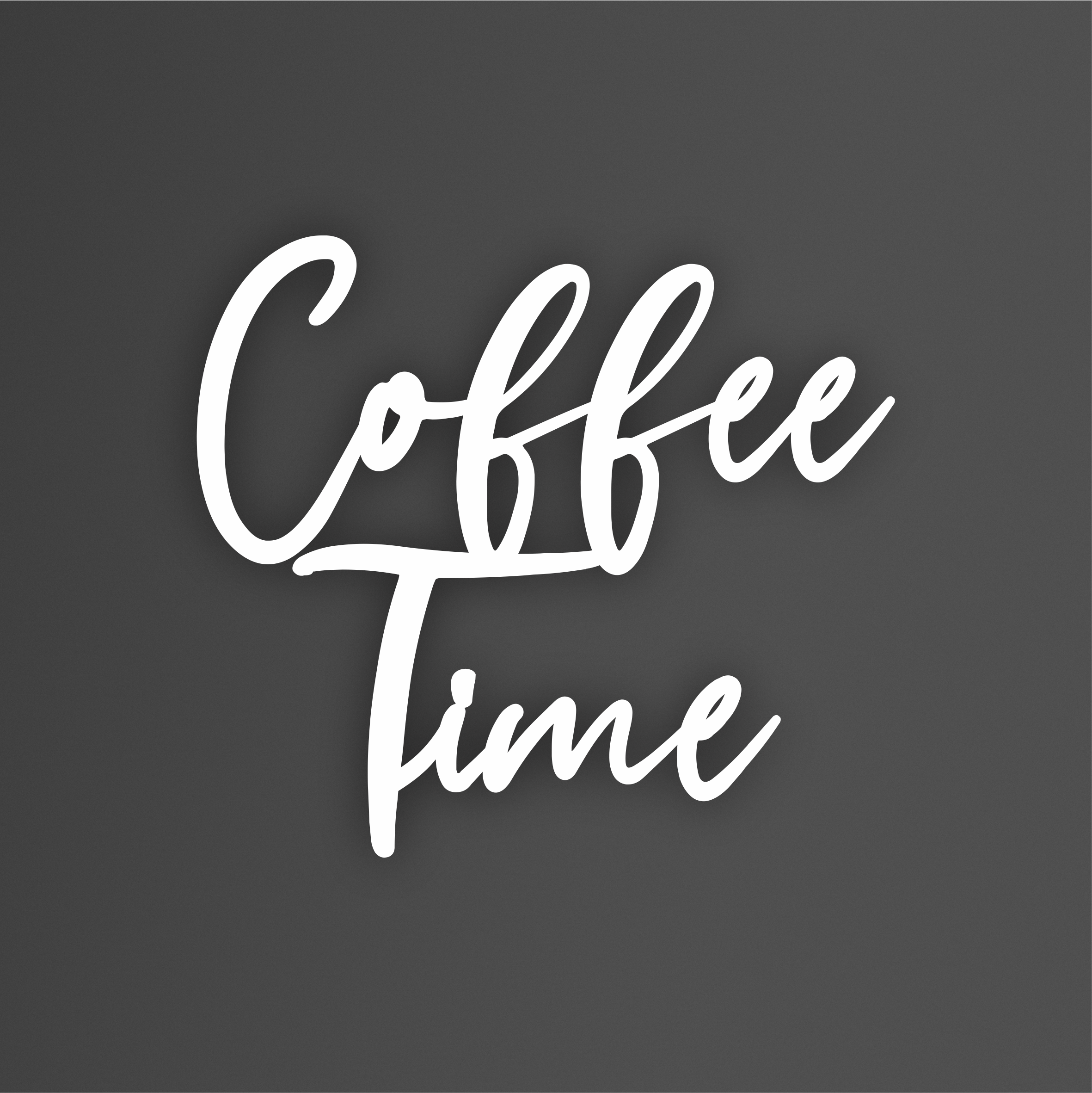 Letreiro Decorativo Para Cantinho Do Café Coffee Time